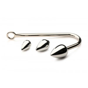 Anal Hook Trainer Set - Silver Anal Hook Trainer Set - Silver