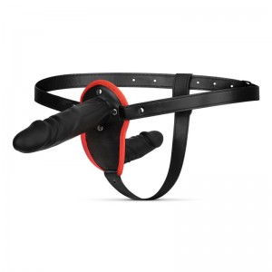 Fetish Collection - Double Dildo Strap-On Set - Black Fetish Collection - Double Dildo Strap-On Set - Black