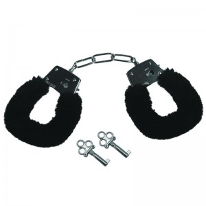 Sportsheets - Sex & Mischief Furry Handcuffs Black Sportsheets - Sex & Mischief Furry Handcuffs Black