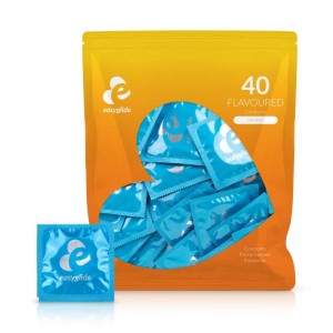 EasyGlide - Flavored Condoms - 40 pieces EasyGlide - Flavored Condoms - 40 pieces