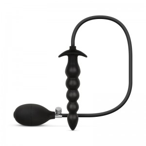 Anal Collection - Inflatable Anal Plug with Pump 20 cm - Black Anal Collection - Inflatable Anal Plug with Pump 20 cm - Black