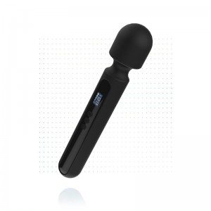 BLAQ - Digital Super Wand Vibrator - Black BLAQ - Digital Super Wand Vibrator - Black