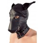 Ādas imitācijas suņa maska fetish collection