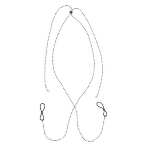 SPORTSHEETS EX'S AND OH'S BODY JEWELRY WITH NIPPLE TIES