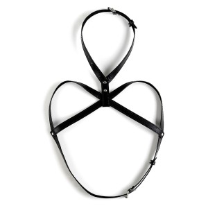 VIRGITE WOMAN BREAST HARNESS MOD. 1 BLACK