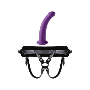 VIRGITE UNIVERSAL HARNESS WITH PURPLE DILDO SIZE M PURPLE VIRGITE UNIVERSAL HARNESS WITH PURPLE DILDO SIZE M PURPLE