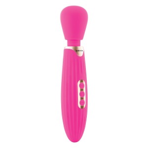 BODYWAND RUMBLE WAND 8 INCH HOT PINK