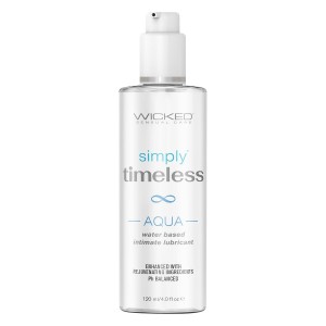 WICKED SIMPLY TIMELESS AQUA LUBRICANT 120ML WICKED SIMPLY TIMELESS AQUA LUBRICANT 120ML