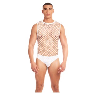 RAINBOW PARTY FULL EFFECT 2 PCS SET WHITE, L/XL