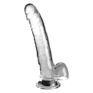 KING COCK CLEAR 9 INCH COCK WITH BALLS CLEAR KING COCK CLEAR 9 INCH COCK WITH BALLS CLEAR