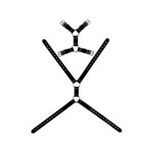 VIRGITE MAN BONDAGE BODY HARNESS MOD. 5 BLACK