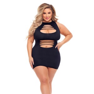 CAN'T COMMIT DRESS BLACK, QS