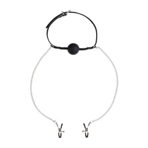 VIRGITE NIPPLE CLAMPS WITH MOUTH GAG
