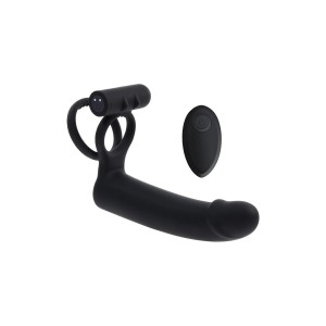 GENDER X DILDO WITH COCKRING BLACK
