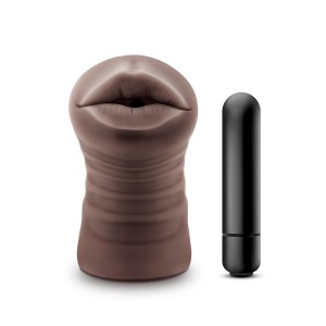 ENLUST KRYSTAL VIBRATING STROKER BROWN
