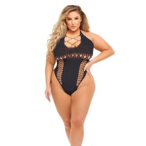 HOT TOO HANDLE BODYSUIT BLACK, QS