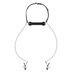 VIRGITE NIPPLE CLAMPS WITH BAR GAG