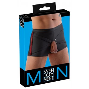 M. Pants black/red S