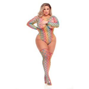 TASTE THE RAINBOW TEDDY & THONG, QS TASTE THE RAINBOW TEDDY & THONG, QS