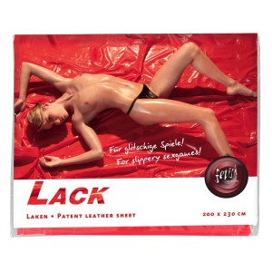 Lakādas palags sarkans 200x230 fetish collection