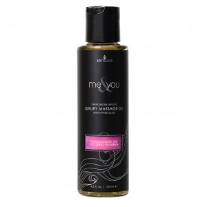 Sensuva - Me & You Pomegranate, Fig, Coconut & Plumeria Massage Oil 125 ml