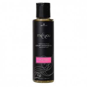 Sensuva - Me & You Pink Grapefruit & Vanilla Bean Massage Oil 125 ml