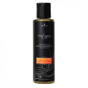 Sensuva - Me & You Lemon,Ginger,Orange,Vanilla&Sugar Massage Oil 125 ml