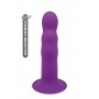 SOLID LOVE PREMIUM RIBBED DILDO PURPLE