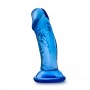 B YOURS SWEET N SMALL 4INCH DILDO BLUE