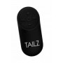 Vibrating Anal Plug With Fox Tail - White