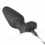 Vibrating Anal Plug With Fox Tail - White