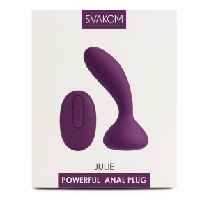 Anālais vibrators ar pulti violets - svakom julie