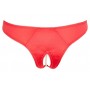 Biksītes ar šķēlumu un pērlītēm xl sarkanas cottelli collection lingerie