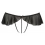Atvērtas tīkliņauduma biksītes s melns cottelli collection lingerie