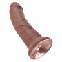 King cock 8" cock brown