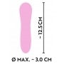 Mini vibrators rozā cuties 2.0 12.5cm