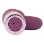 Vibrators maksts un klitora stimulācijai lillā krāsā 15 režīmi 16cm