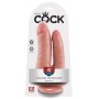 Dubultais dildo - king cock double penetrator 21cm
