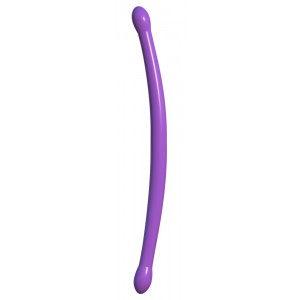 Dubultais dildo purpura krāsā 43.8 cm