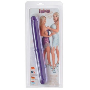 Dubultais dildo violēts 33cm twinzer dong