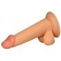 Klasiskais dildo 16cm ādas krāsa plug n ride