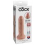 Reālistiskais dildo 16,5cm ādas krāsa king cock uncut