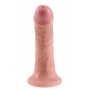 Klasiskais dildo 17cm ādas krāsa king cock