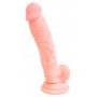 Reālistiskais dildo 18cm ādas krāsa medical silicone