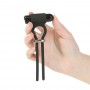 PowerBullet - Bolo Adjustable Penis Ring with Mini 9 Function Black