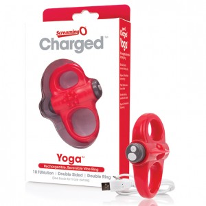 The screaming o - charged yoga vibe ring red