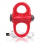 The screaming o - charged yoga vibe ring red