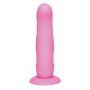 Strapon dildo 16cm silikons rozā krāsā ø3.7cm