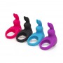 happy rabbit - rechargeable vibrating rabbit cock ring purple