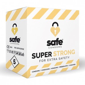 Prezervatīvi safe - super strong 5 pcs